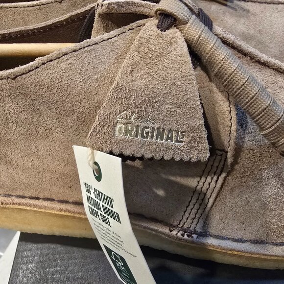 Clarks Originals Men's Desert Trek Wolf Suede 26180650 Boots Shoes Mens Size 10 - Picture 6 of 15